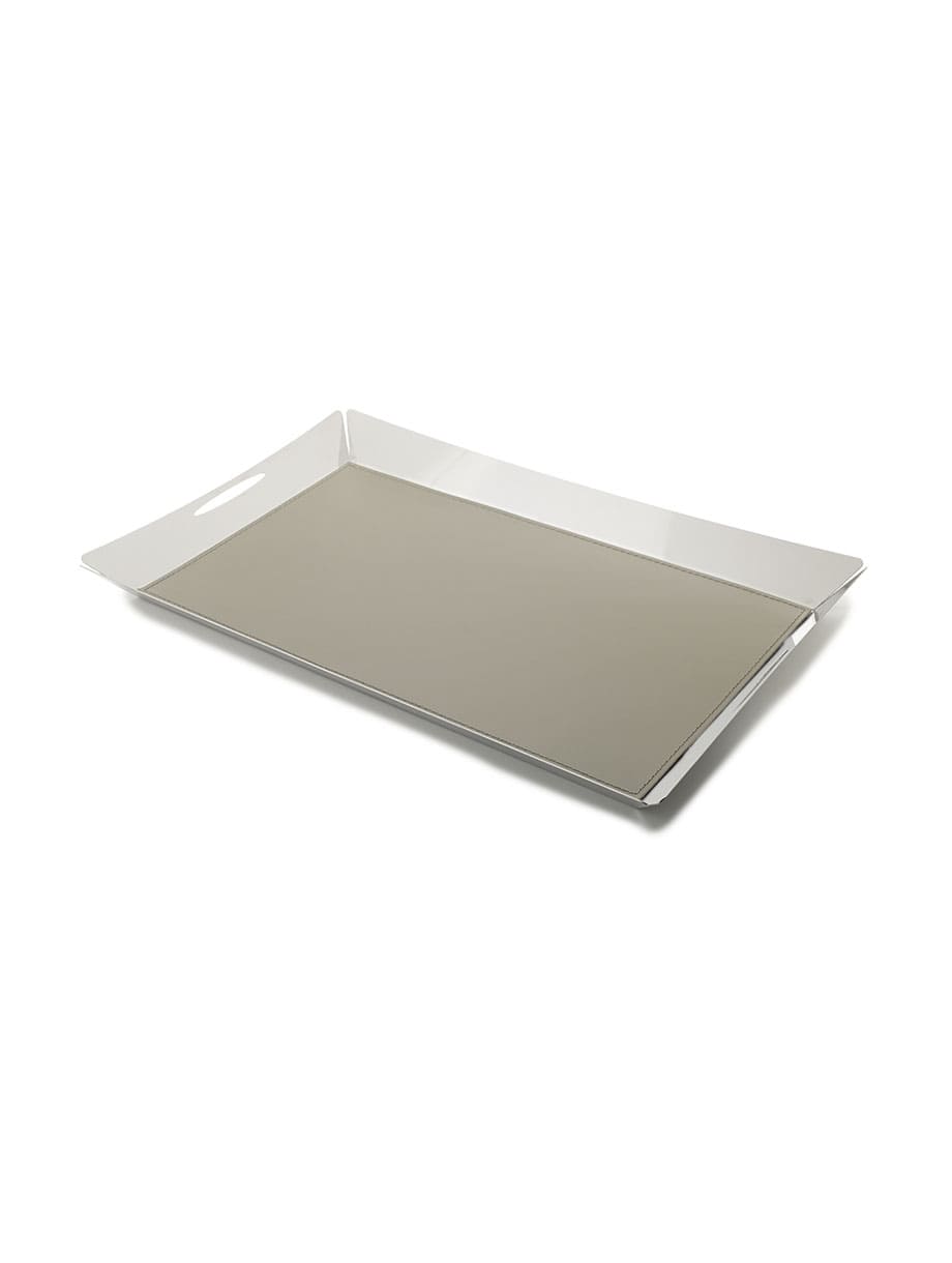 Tablett 7 mit Ledereinsatz