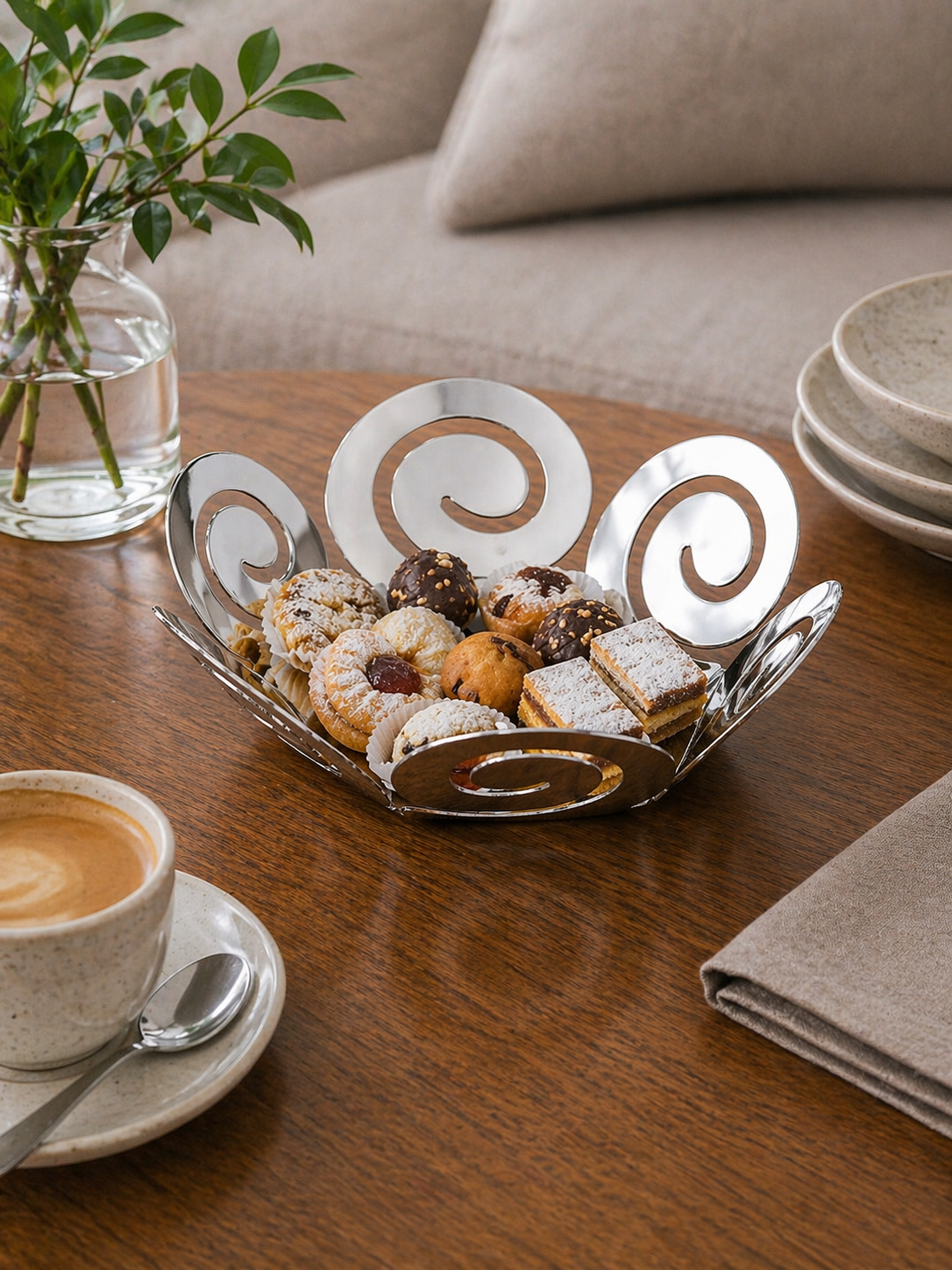 Porta dolci spirali