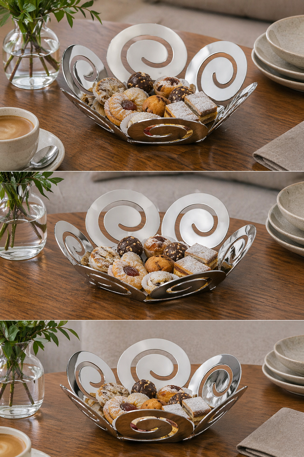 Porta dolci spirali